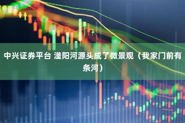 中兴证券平台 滏阳河源头成了微景观（我家门前有条河）