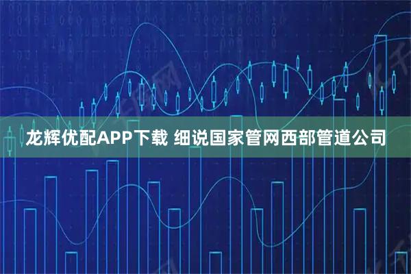 龙辉优配APP下载 细说国家管网西部管道公司